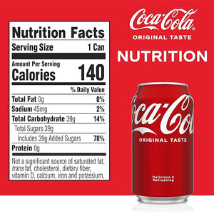 Soda Can (Coka-Cola, Sprite, Pepsi etc.) 12 oz - PACK THIS MEAL