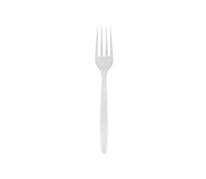 White Medium Weight Forks