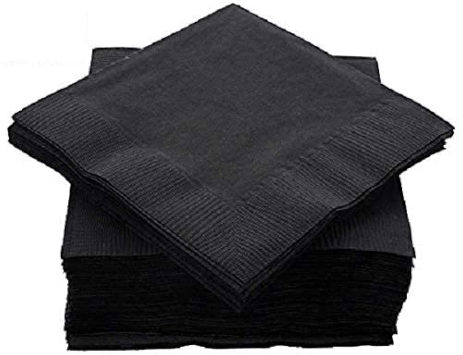 BEVERAGE NAPKINS BLACK