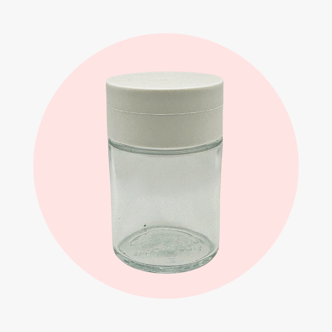 Magnetic Grinder with Storage Jar - WHITE