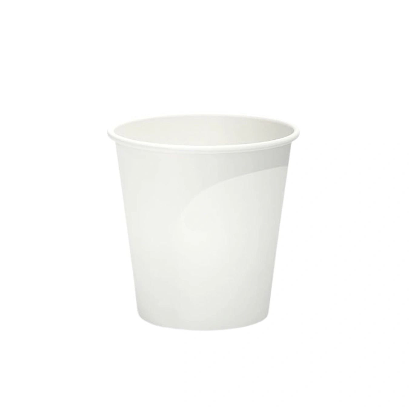 VASOS DE PAPEL DE PARED SIMPLE - BLANCOS - 6 oz