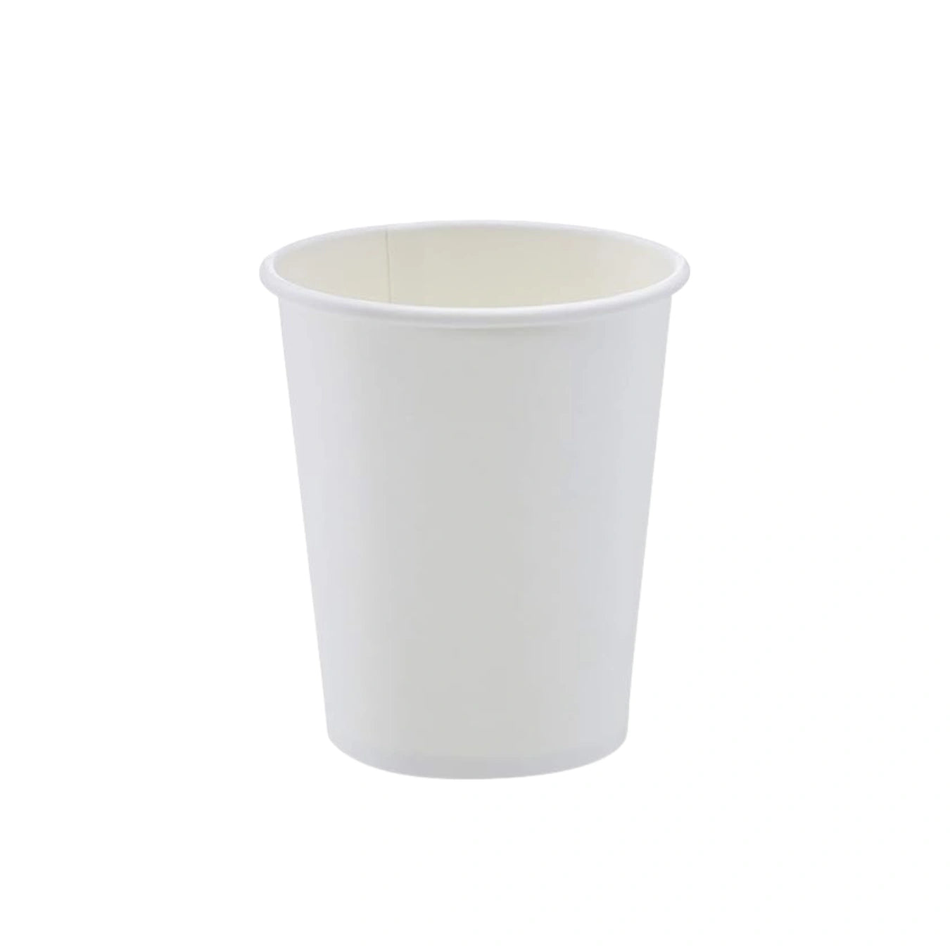 VASOS DE PAPEL DE PARED SIMPLE - BLANCOS - 8 oz