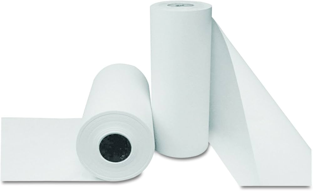 Papel de estraza blanco de 18" x 900 pies